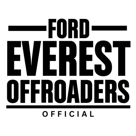 Large Ford Everest Offroaders Official Stacker Decal