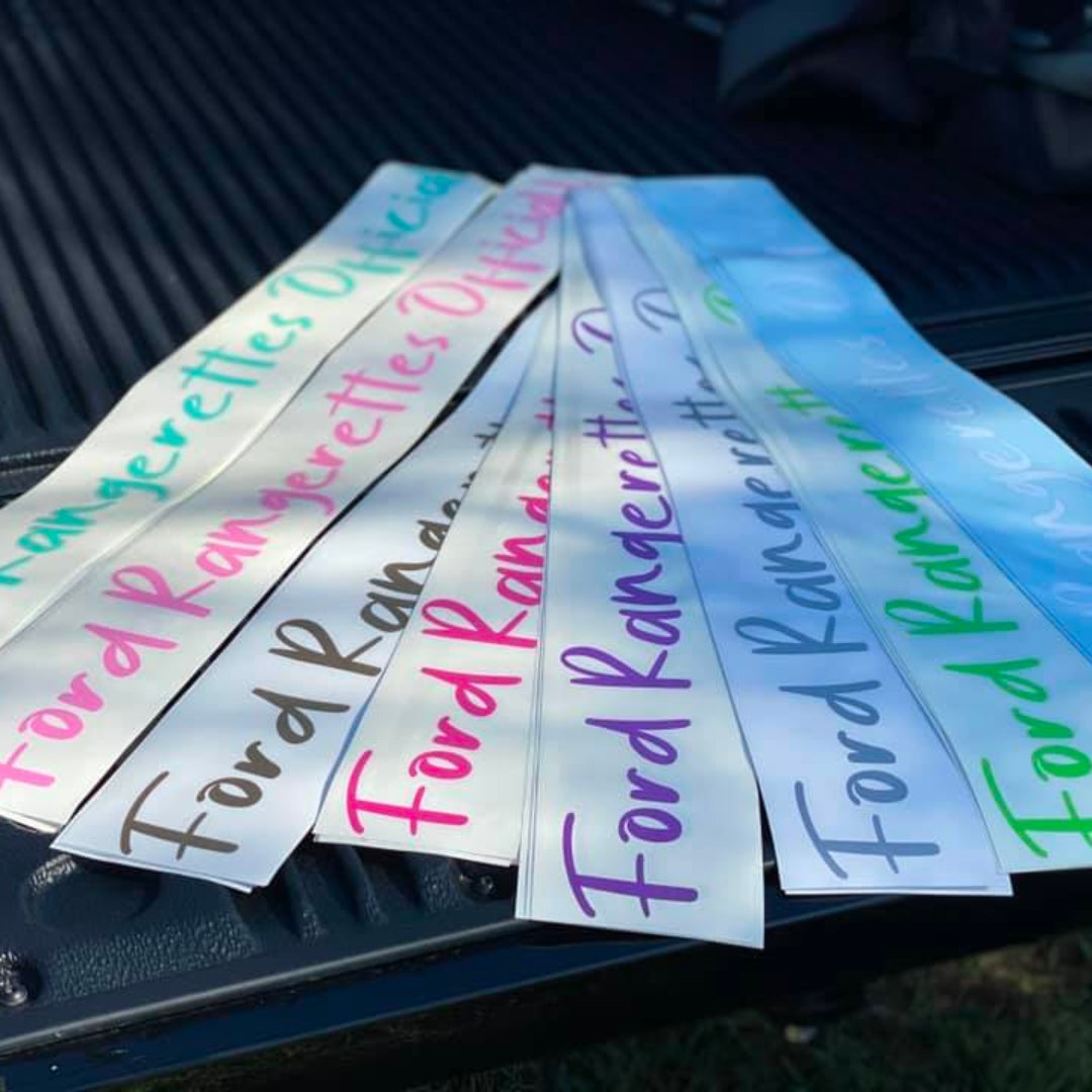 Ford Rangerettes Official Windscreen Banner